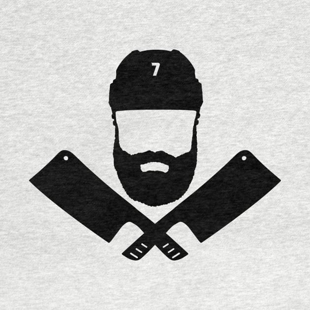 Anaheim Ducks Radko Gudas The Butcher Logo Black by itstamaravoss